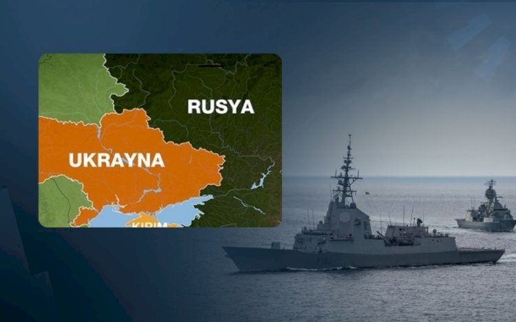 Ukrayna, Karadeniz'de su üstü robotu kullanak bir Rus savaş gemisini batırdığını duyurdu