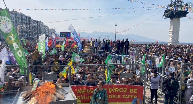 İzmir’de Nevruz’da çözüm talepleri ve yerel seçim vurgusu; Gaziantep’te çözüm ve barış mesajı