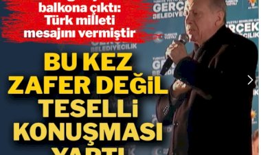 Erdoğan'dan seçim sonucuyla ilgili ilk açıklama