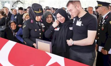 Kazada şehit oldu... Astsubaya son veda