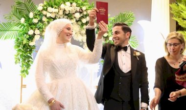 HATİCE BAŞKAN İLK NİKAHINI KIYDI