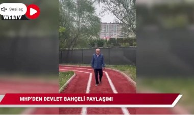 MHP'den Devlet Bahçeli paylaşımı: Fon müziği dikkat çekti