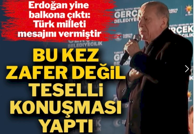 Erdoğan'dan seçim sonucuyla ilgili ilk açıklama
