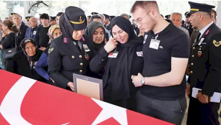 Kazada şehit oldu... Astsubaya son veda