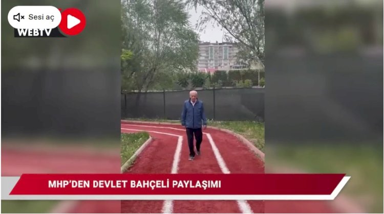 MHP'den Devlet Bahçeli paylaşımı: Fon müziği dikkat çekti