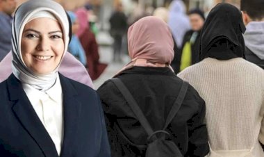 AKP'li görülmek istemedikleri için başörtüsünü çıkardıklarını ileri sürdü.