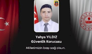 Pençe Kilit bölgesinde güvenlik korucusu şehit oldu