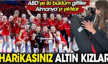 ABD'ye iki büklüm gittiler Almanya'ya sahayı dar ettiler. Harikasınız Altın Kızlar