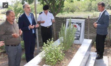 Şehit polis Ömer Kesim mezarı başında anıldı