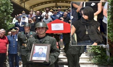 Şehit Pilot Albay Yıldız gözyaşlarıyla uğurlandı; kızı künyesini boynuna taktı