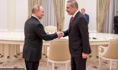 Rusya ziyaretinde BRICS+ toplantısına katılan Bakan Fidan, Rusya lideri Putin ile görüştü