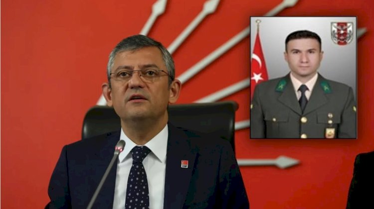 Özgür Özel'den şehit astsubay için başsağlığı mesajı