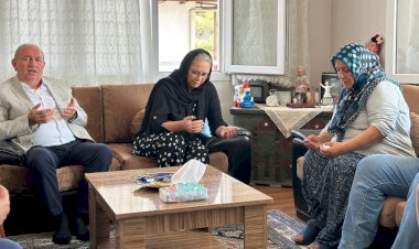 Ceyda Bölünmez Çankırı’dan Konyalılar Federasyonu Genel Başkanı Yusuf Devebacak'ın Ailesine Taziye Ziyareti