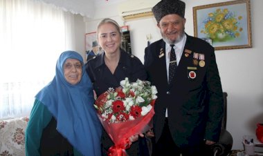 Ceyda Bölünmez Çankırı'dan Anlamlı Ziyaret: Kıbrıs Gazisi Edip Şahin'e Vefa
