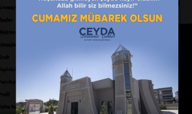 Ceyda Bölünmez Çankırı'dan Anlamlı Cuma Mesajı: "Hoşunuza Gitmeyen Şeyde Hayır Olabilir"