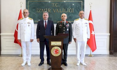 Ege Ordu Kamutanı ve Güney Deniz Saha Komutanı İzmir Valisi Elban'ı ziyaret etti!