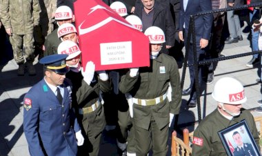 Kalp Krizi ve Beyin Kanaması Geçiren Üsteğmen Fatih Çelik, Son Yolculuğuna Uğurlandı