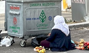 Ankara'da Yoksulluk, Çöp Bidonlarıyla Gözler Önüne Seriliyor