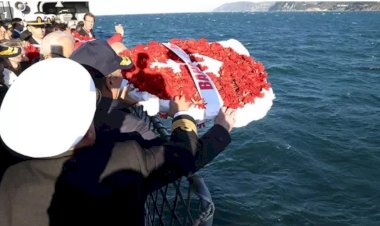 Rus Donanması Tarafından Batırılan 3 Geminin 221 Şehidi İçin Zonguldak Ereğli'de Anma Töreni