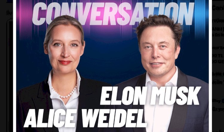 Alice Weidel and Elon Musk to Host Live Space on January 9th