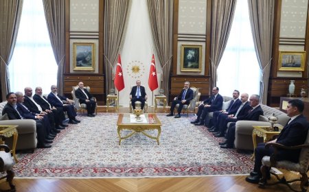 Hamas Heyeti Ankara'da Cumhurbaşkanı Erdoğan ile Görüştü
