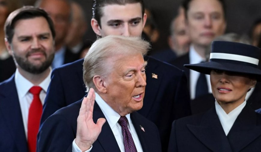 Trump, Abraham Lincoln'ün İncil'i ile Yemin Etti