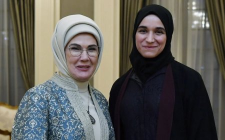 Emine Erdoğan, Latife El Durubi ile Beştepe'de Görüştü