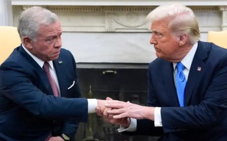 Trump ve Ürdün Kralı Abdullah Gazze’yi Görüştü