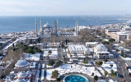 İstanbul’da Kar Manzaraları: Tarihi Şehir Beyaza Büründü