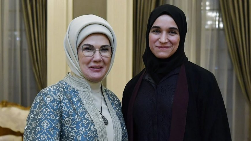 Emine Erdoğan, Latife El Durubi ile Beştepe'de Görüştü