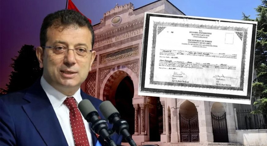 İmamoğlu’nun Diploması Dünya Basınında Gündem Oldu: Erdoğan’ın Rakibi Tehlike Altında