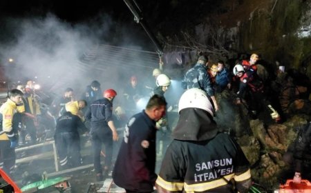 Samsun’da Heyelan Faciası: Arama Kurtarma Çalışmaları Sürüyor