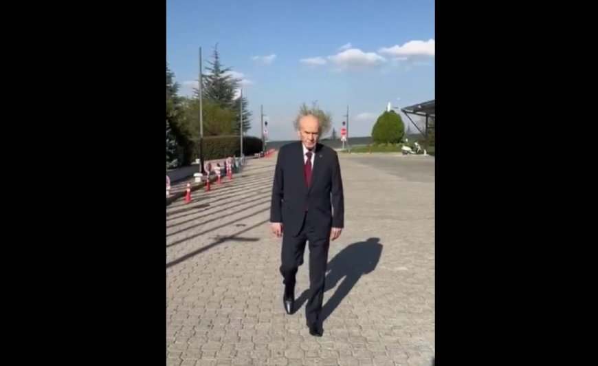 MHP Lideri Bahçeli’nin Yeni Görüntüsü Gündem Oldu