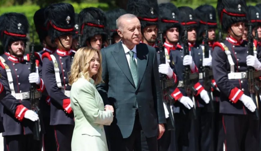 Erdoğan ve Meloni Roma’da buluştu: Türkiye-İtalya stratejik ortaklığı genişliyor