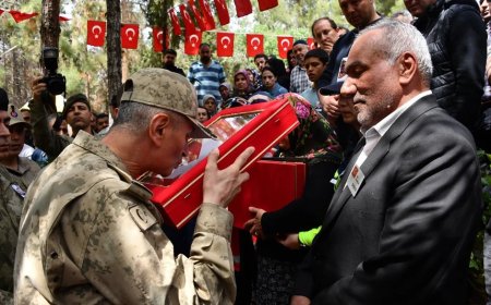 Şehit Astsubay Hüseyin Uzun Gaziantep’te Son Yolculuğuna Uğurlandı