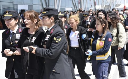 Ankara'da şehit olan Astsubay Emre Polat, memleketi Sivas'ta toprağa verildi