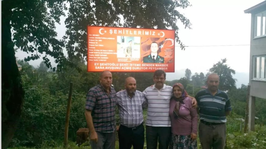 104 Yıllık Vasiyet Yerine Getirildi: Şehit Dedeye Vefa, Torundan Geldi