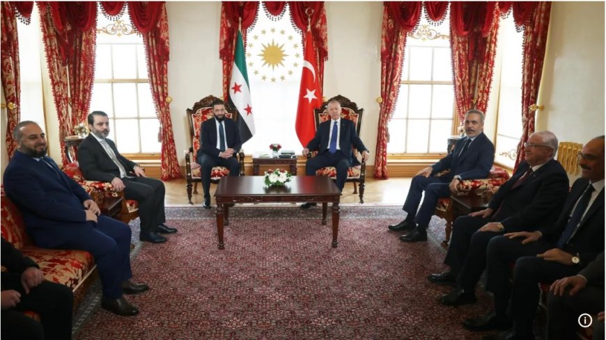 Erdoğan ile Suriye Geçici Lideri Şara Arasında İstanbul'da Kritik Görüşme