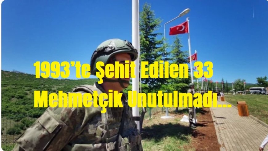 Bingöl'de 33 Şehit Törenle Anıldı: Bu Kutsal Emanete Sahip Çıkacağız
