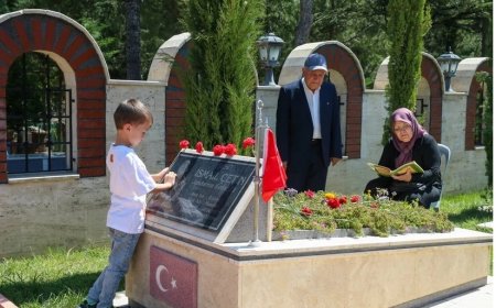 Acılı Bayram Arifesinde Şehitliklere Duygusal Ziyaret