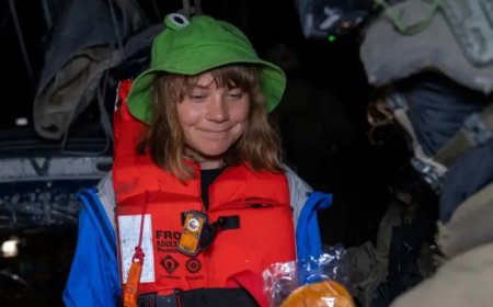İsrail Gazze'ye Giden Yardım Gemisini Durdurdu: Greta Thunberg Gözaltında