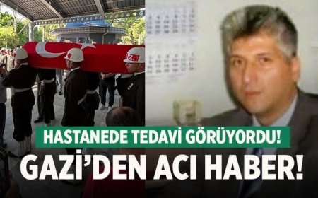 Terör Gazisi Erdal Turhan Askeri Törenle Son Yolculuğuna Uğurlandı