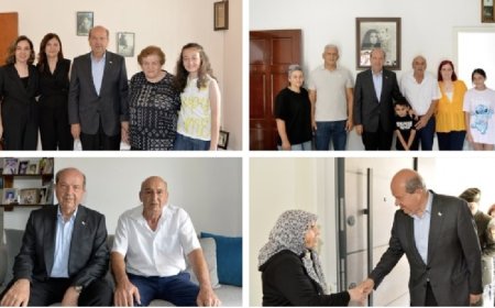 Cumhurbaşkanı Ersin Tatar’dan Bayramda Anlamlı Ziyaret: TMT Mücahidi, Gazi ve Şehit Yakınlarına Vefa