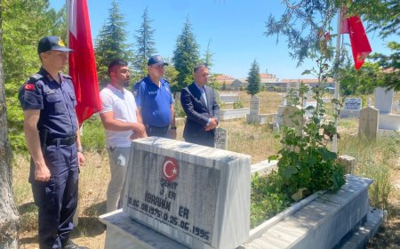 Sultanhanı’nda Şehit Er, Mezarında Dualarla Anıldı