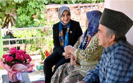 Kaymakam Çetin'den Kıbrıs Gazisine Vefa Ziyareti