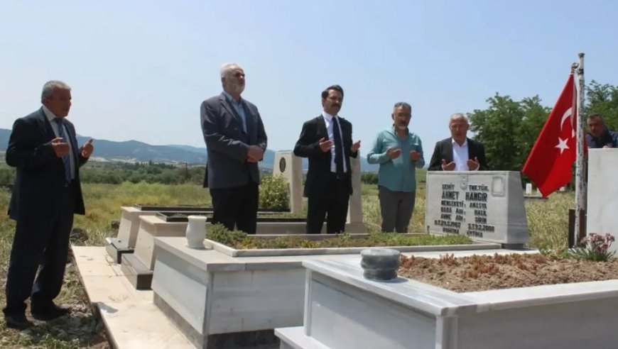 Göynücek’te Bayram Öncesi Şehit Kabri Ziyaretinde Duygu Dolu Anlar