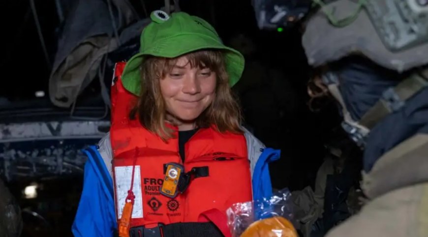İsrail Gazze'ye Giden Yardım Gemisini Durdurdu: Greta Thunberg Gözaltında