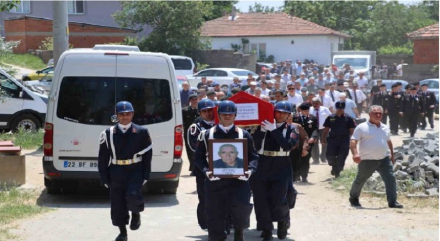 Kıbrıs Gazisi İsmail Mardin, Edirne’de Askeri Törenle Son Yolculuğuna Uğurlandı