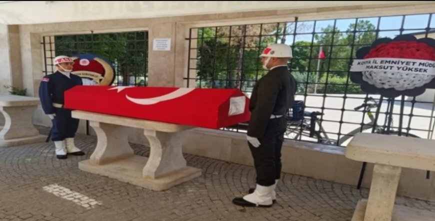 Konya Kore Gazisi Abdurrahman Çağlar’ı Gözyaşlarıyla Uğurladı