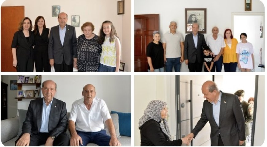 Cumhurbaşkanı Ersin Tatar’dan Bayramda Anlamlı Ziyaret: TMT Mücahidi, Gazi ve Şehit Yakınlarına Vefa